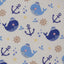 Fish Mulitcoloured Cotton Blend Toddler Duvet Set (T03)