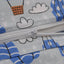 Hot Air Balloons Mulitcoloured Cotton Blend Toddler Duvet Set (T06)