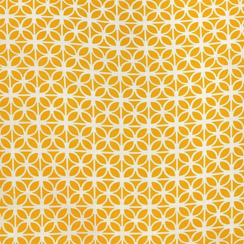 Yellow Micro Geometric Cushion