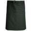 Plain 100% Cotton - 2 Pack - Bistro Apron - Black
