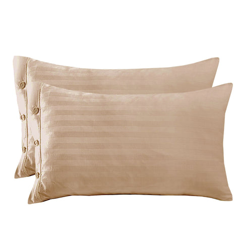 Regal 230 TC Egyptian Cotton Sateen Stripe Pillowcases