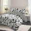 Retro Leaf 100% Brushed Cotton Duvet Cover Set