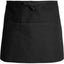 Plain 100% Cotton  - 3 Pack - Half Bistro Apron - Black