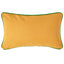 Spiro Ochre Boudoir Filled Cushion