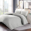 Leopold - Luxury Egyptian cotton Duvet Cover Set Silver