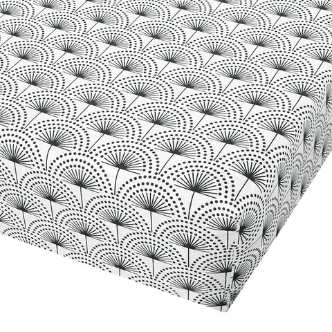 Paloma Grey 100% Cotton Fitted Sheet