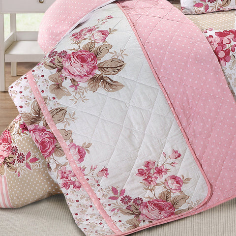 Rose Floral Pink - Duvet Cover Set